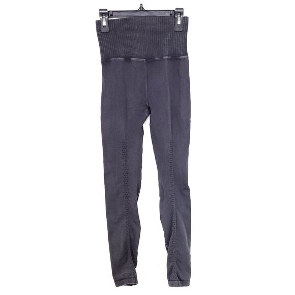 Free People FP Movement Good Karma Leggings Womens XS/S Washed Black - Picture 2 of 12